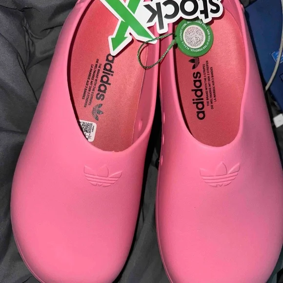 adidas gazelle silver green womens Adidas adiFom Superstar Boot Pink Slip On Rain Clog Men's Size 8.5 main image 0